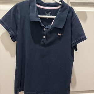 Vineyard Vines Classic Navy Blue Polo Shirt